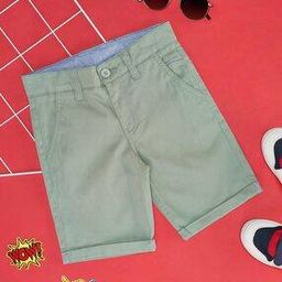 Boys Flat-Front Regular Fit Shorts-image-39