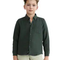 Boys Spread Collar Relaxed Fit Shirt-picture-40