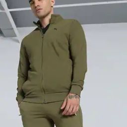 Men Slim Fit Jacket with Logo Print-picture-32