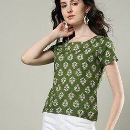 Women Floral Print Relaxed Fit Top-image-77