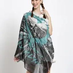 Graphic Print Square Scarf-image-40