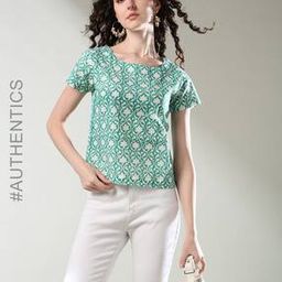 Handblock Print Cotton Top-picture-51