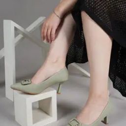 Women Pointed-Toe Pumps with Metal Accent-51