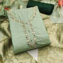 Women Floral Pattern Unstitched Dress Material-image-50