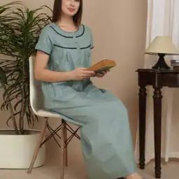 Women Cotton Nighti-13