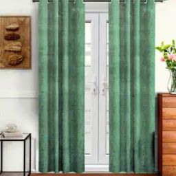 Set of 2 Printed Long Door Curtains-picture-46