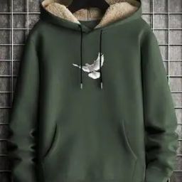 Men Self-design Hoodie-image-2