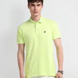 Men Striped Regular Fit Polo T-Shirt-image-90