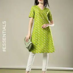 Women Lehriya Print A-Line Kurta-picture-18