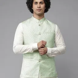 Men Slim-Fit Nehru jacket-picture-35