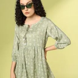 Women Printed Relaxed Fit Tunic-image-64
