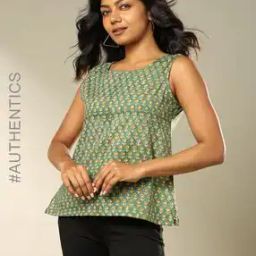 Sanganer Handblock Print Cotton Top-image-46