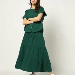 Women Tiered Maxi Skirt-picture-39