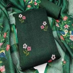 Women Floral Unstitched Dress Material-image-28