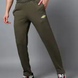 Men Straight Track Pants with Elasticated Waist-picture-47