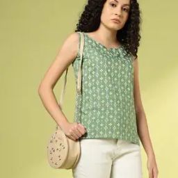 Women Geometric Print Relaxed Fit Top-picture-8