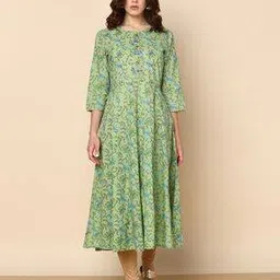 Women Printed Anarkali Kurta-image-47