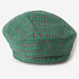 Checked Beret Hat-image-10