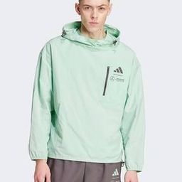 Men Mercedes Pw Wb Logo Print Loose Fit Hoodie-image-83