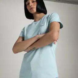 puma Women Elevated Regular Fit Crew-Neck T-Shirt with Logo Print-picture-18