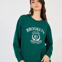 Women Oversized Typographic Sweatshirt-picture-25
