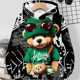 Boys Graphic Print Relaxed Fit Hoodie-image-85