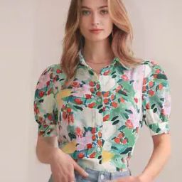 Women Floral Regular Fit Shirt-image-15