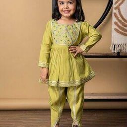 readiprint Girls Embroidered Anarkali Kurta Set-picture-29