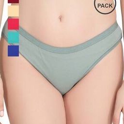 Pack Of 6 Mid Rise Panties-image-2