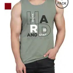 Men Typographic Vest-image-90