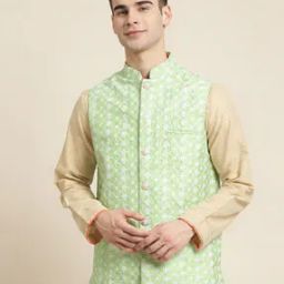 Embroidered Nehru Jacket-47