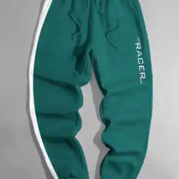 Boys Typographic Print Mid-Rise Joggers-image-34