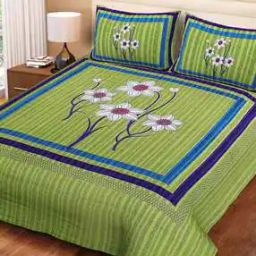 Printed Double Bed Sheet with Pillow Covers-image-17