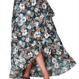 Women A-Line Skirt with Elasticated Waistband-image-116