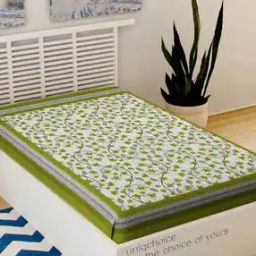 Printed Cotton Single Bedsheet-38