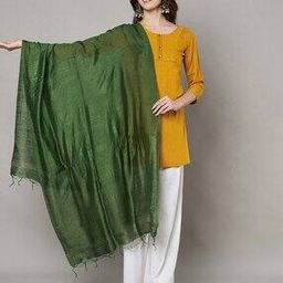 Women Woven Dupatta with Tassels-picture-46
