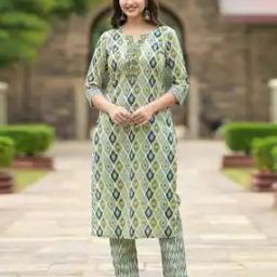 Women Cotton Printed Kurta Pant And Dupatta Set-image-71