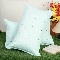 Set of 2 Embroidered Pillow covers-25