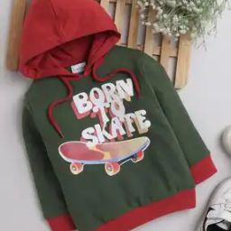 Boys Typographic Print Hoodie-image-36