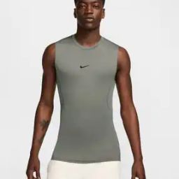 Dri-FIT Tight Sleeveless Fitness Crew-Neck T-Shirt-image-32