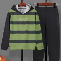hellcat Girls Sriped Hoodie & Joggers Set-picture-7