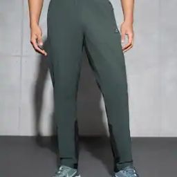 Men Straight Track Pants with Elasticated Waist-picture-15