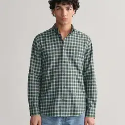 Men Checked Regular Fit Shirt with Patch Pocket-image-53