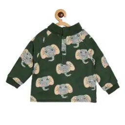 Printed Polo Sweatshirt-image-43