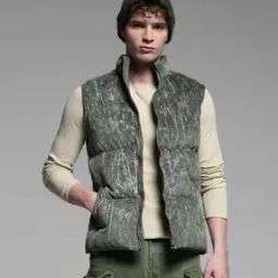 Men Printed Zip-Front Puffer Jacket-image-29