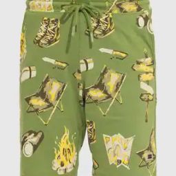 Mid-Rise Shorts with Drawstring Waist-image-33
