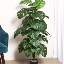 arick decor Artificial Monstera Plant with Pot-picture-1