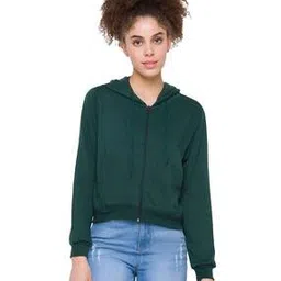 Zip-Front Hoodie with Kangaroo Pockets-image-23