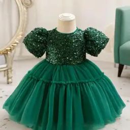 Girls Embellished Fit & Flare Dress-image-44