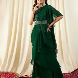 Women Embellished 3-Piece Skirt-Suit Set-picture-11